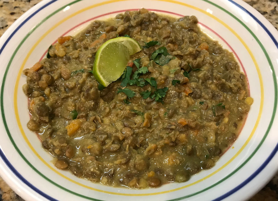 Instant Pot Easy Coconut Curry Lentils