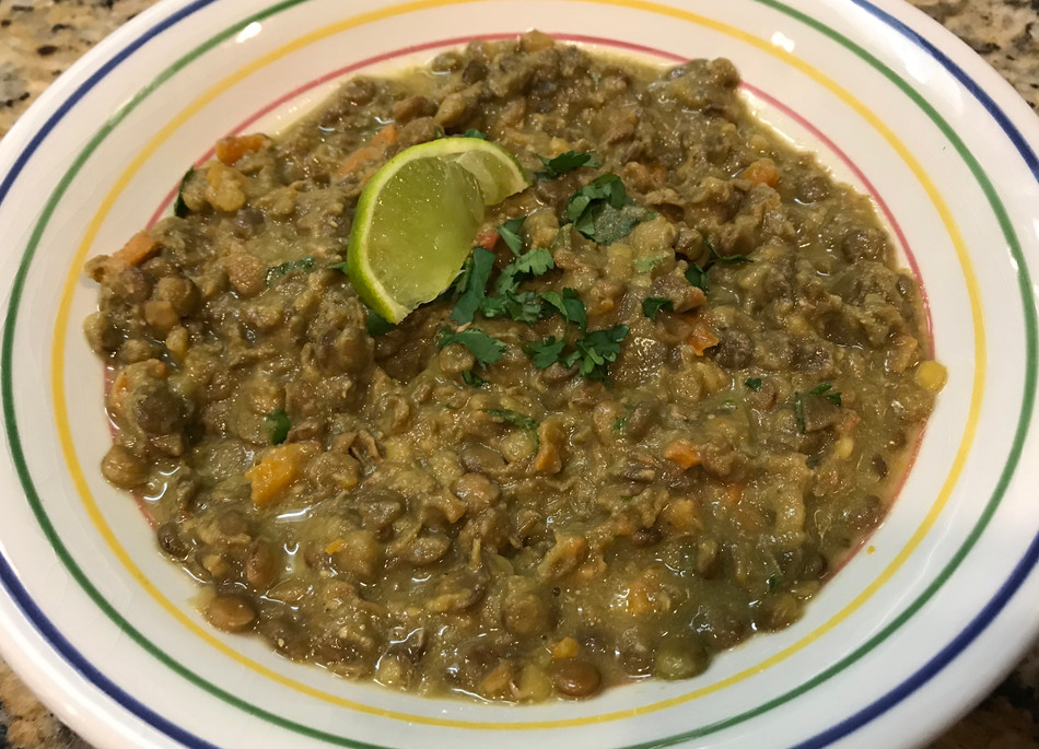 Instant Pot Easy Coconut Curry Lentils