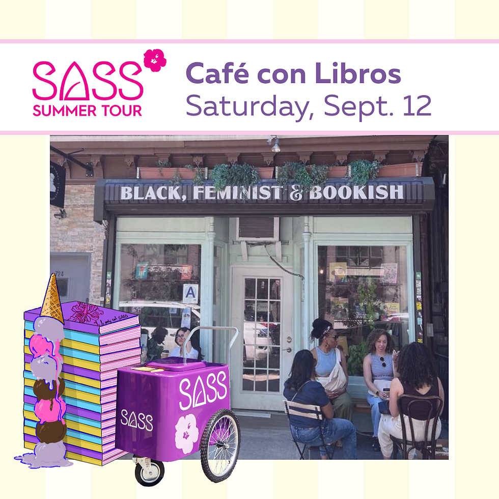 SASS Summer Tour: Polly Popup at Cafe Con Libros