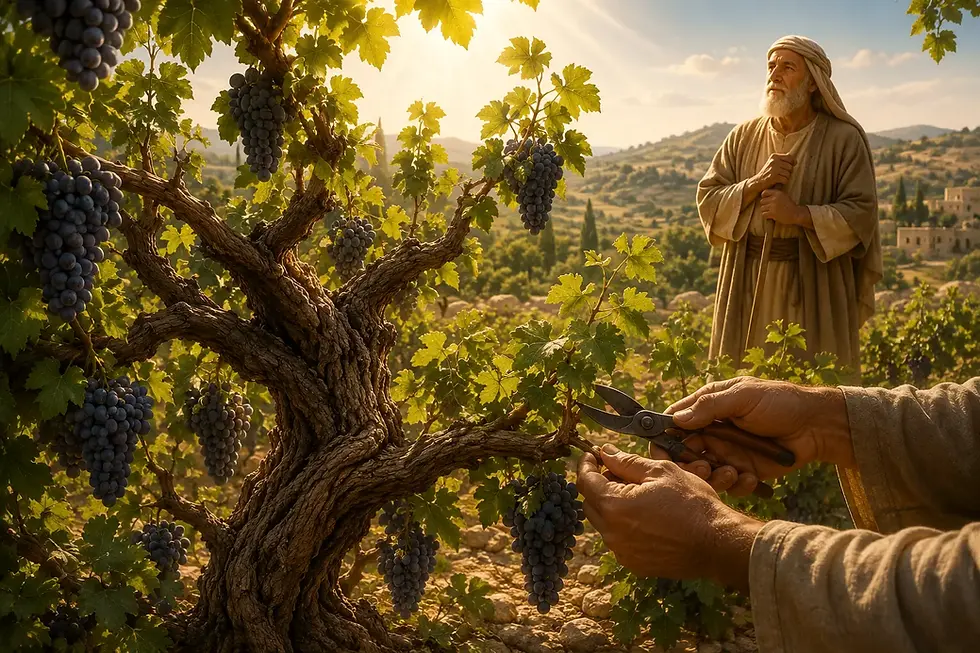A Videira e os Ramos - Permanecer em Cristo para produzir frutos (João 15,1-11)