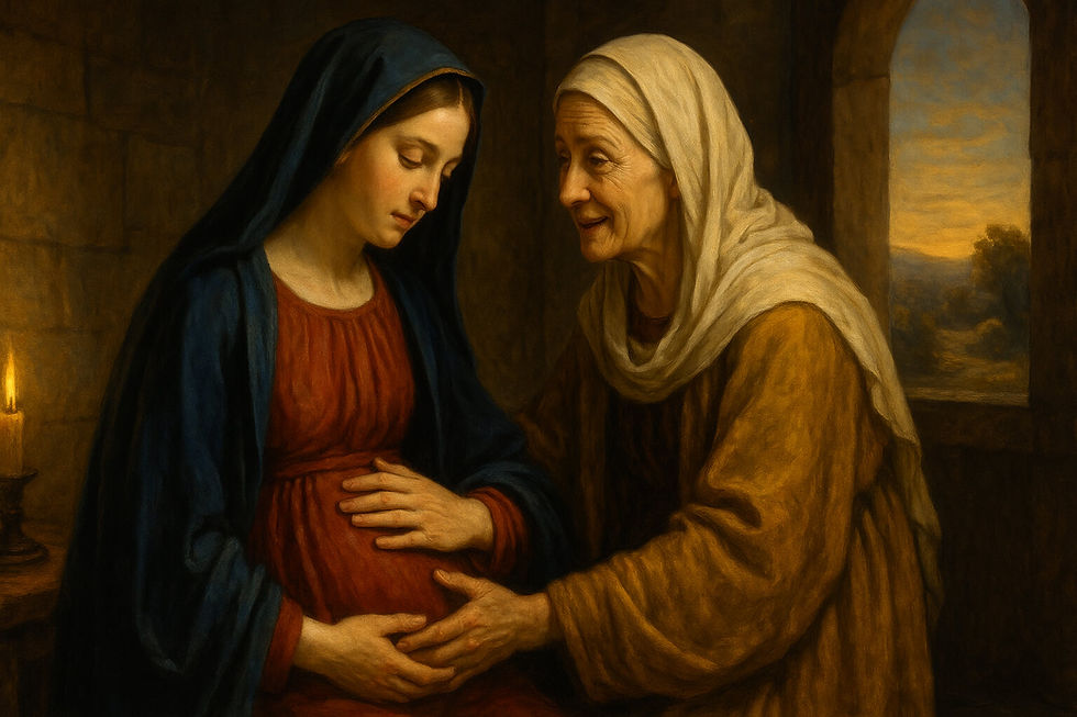 A Visita que Leva Deus e Desperta a Alegria