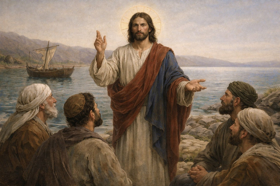 Jesus ensina sobre a vida eterna e a vontade do Pai, prometendo ressuscitar os que creem nele (Jo 6,35-40).