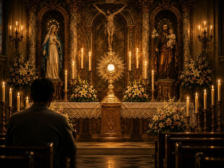 Adoração Eucarística: permanecer diante do Coração de Cristo realmente presente