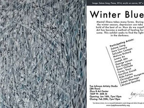 Featured in Winter Blues Exhibition Poster