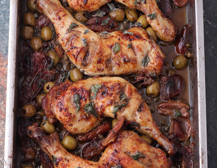 Poulet à la Marbella