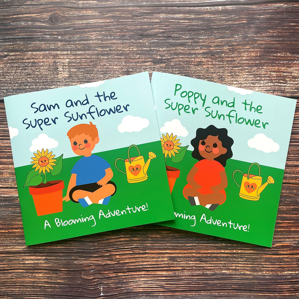 Thumbnail: Children's Sunflower Growing Book with Personalised Seed Packet