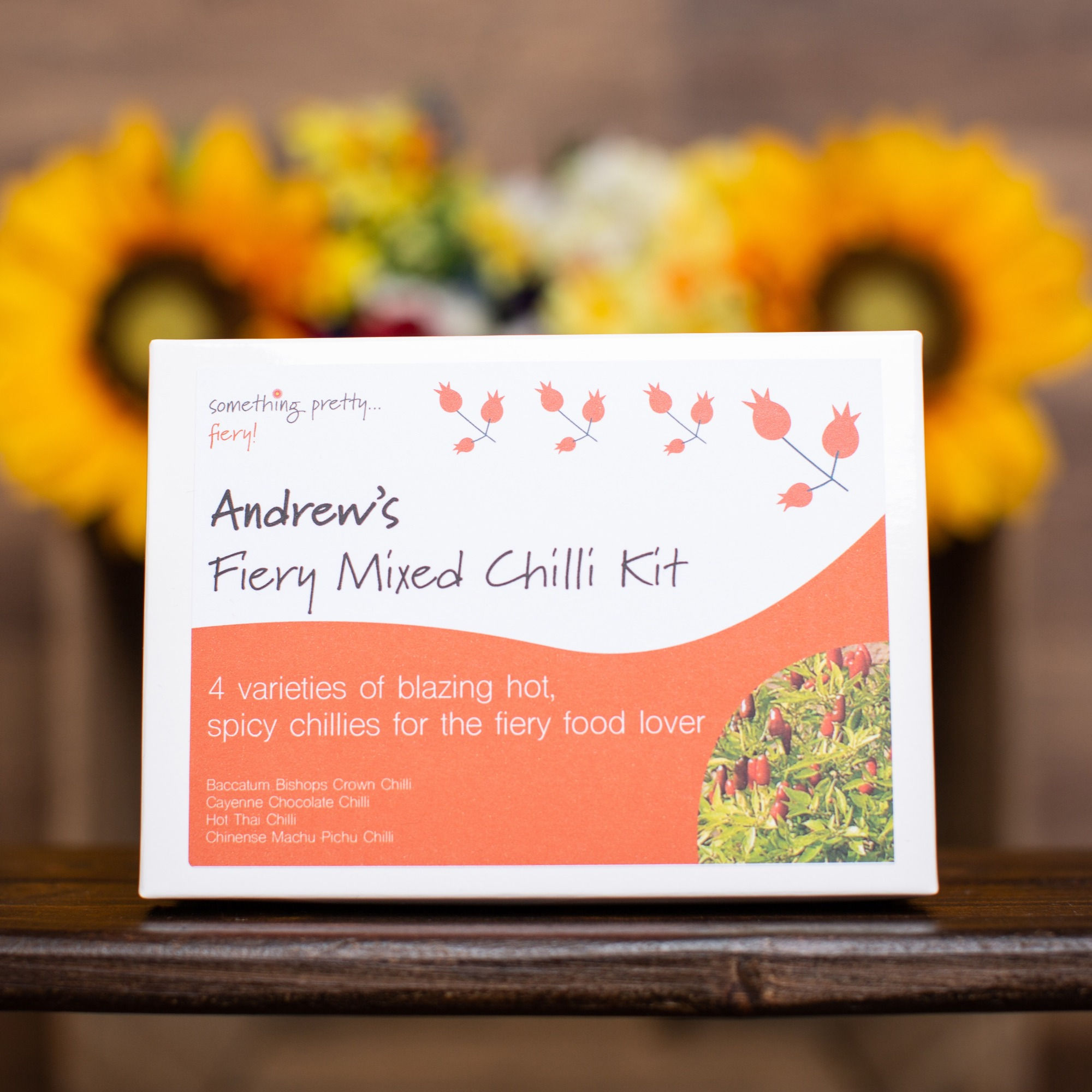 Personalised Something Pretty Fiery Mixed Chilli Gift Set