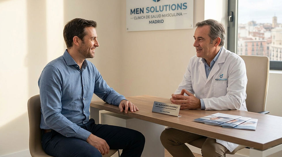 Eyaculación precoz: impacto psicológico y cómo recuperar la confianza en Men Solutions, Madrid - España