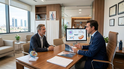 Terapia con NAD+: el secreto médico contra el envejecimiento sexual masculino en Men Solutions, Madrid - España
