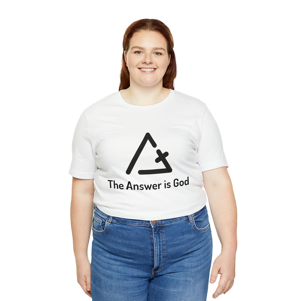 Thumbnail: "The Answer is GOD" Unisex Jersey Short Sleeve Tee