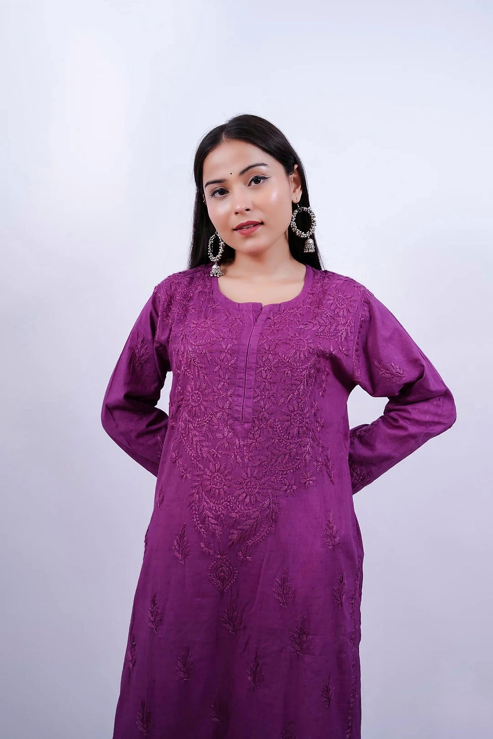 Thumbnail: Dobby cotton kurti.