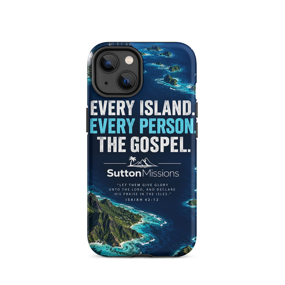 Thumbnail:  iPhone®Every Island. Every Person. The Gospel. — SuttonMissions iPhone Case
