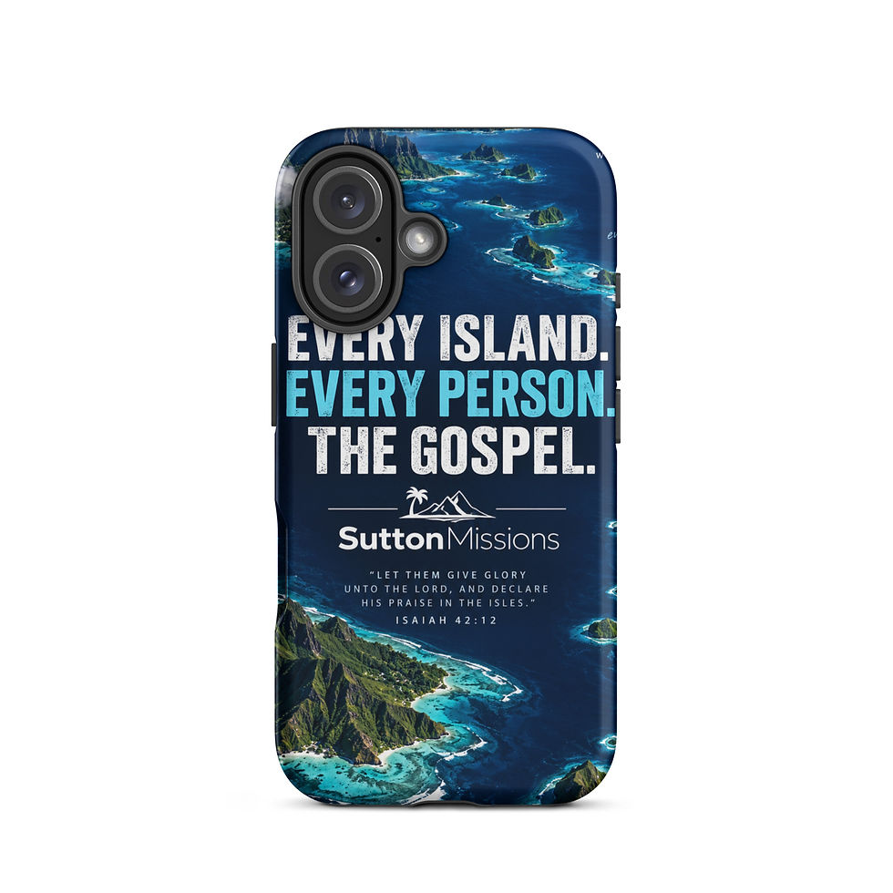 Thumbnail:  iPhone®Every Island. Every Person. The Gospel. — SuttonMissions iPhone Case