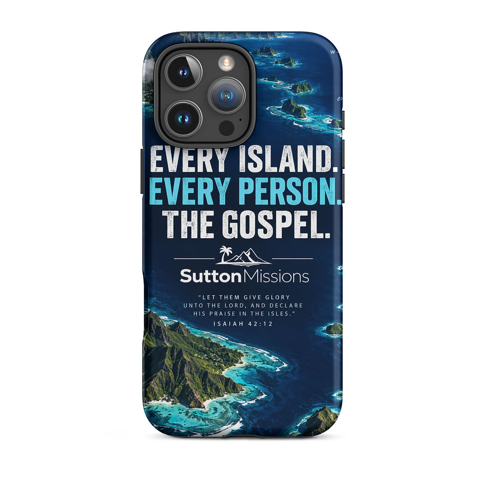 Thumbnail:  iPhone®Every Island. Every Person. The Gospel. — SuttonMissions iPhone Case