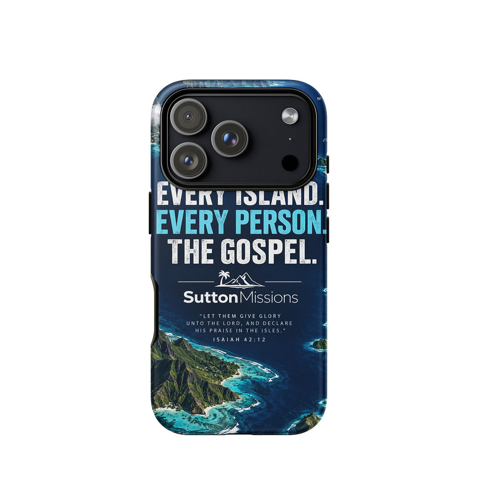 Thumbnail:  iPhone®Every Island. Every Person. The Gospel. — SuttonMissions iPhone Case