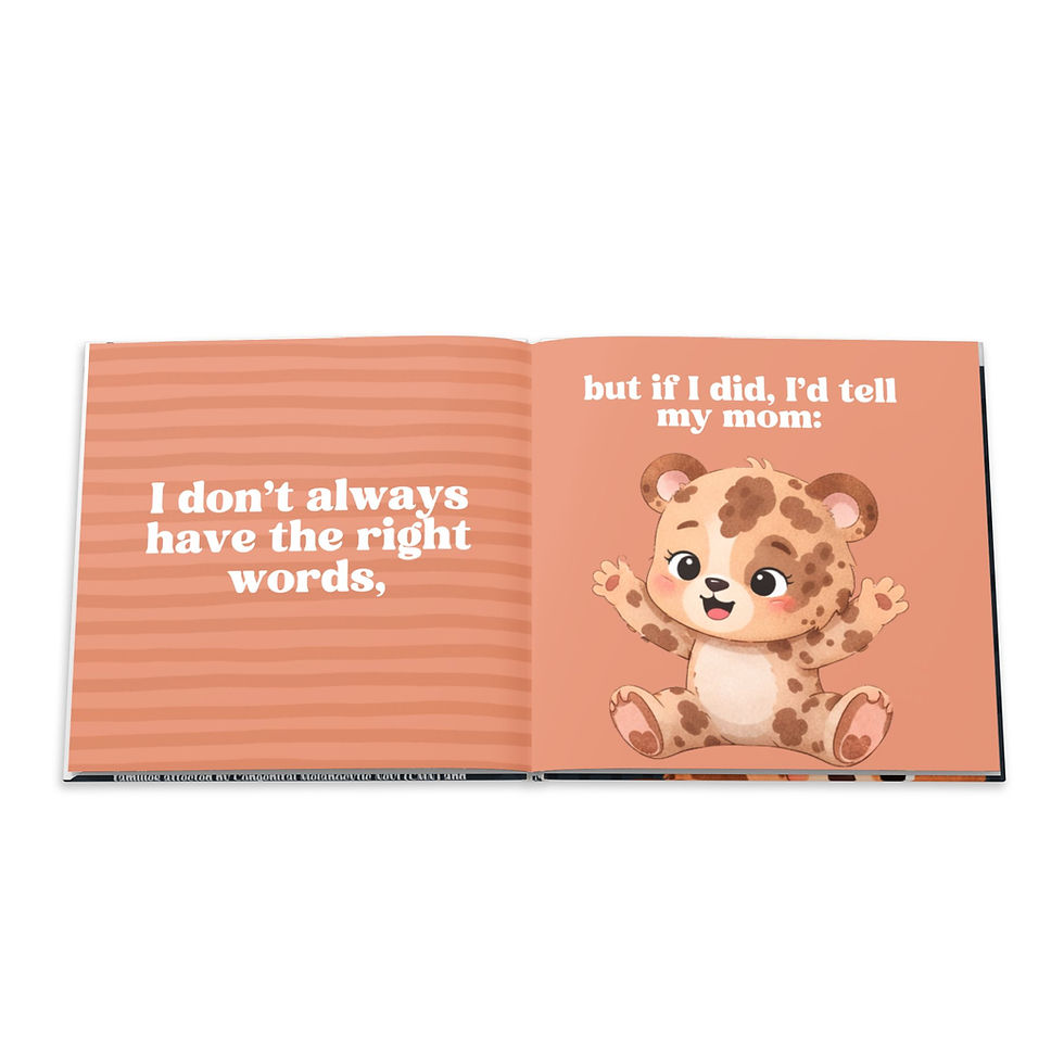 Thumbnail: "I Don't Always Have the Right Words"- Hard Cover Paper Book