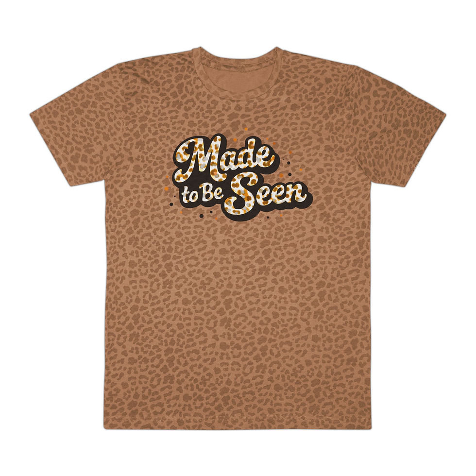 Thumbnail: Made to Be Seen Leopard Print T‑Shirt