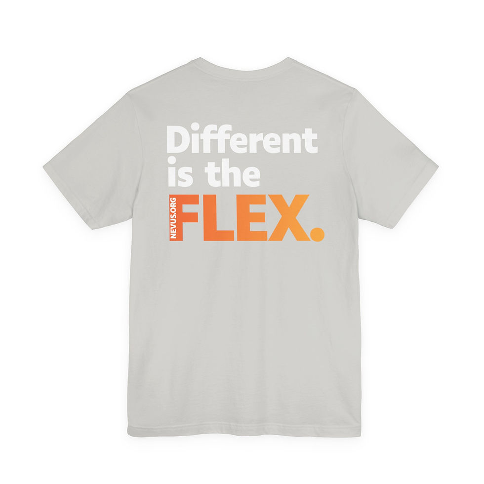 Thumbnail: Different. “Different is the FLEX.” Graphic T‑Shirt