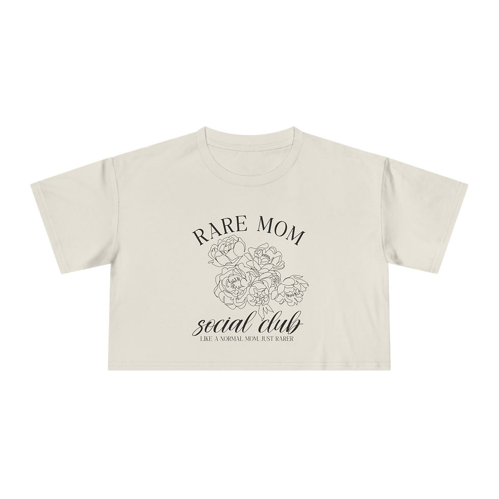Thumbnail: Rare Mom Social Club Crop Tee 