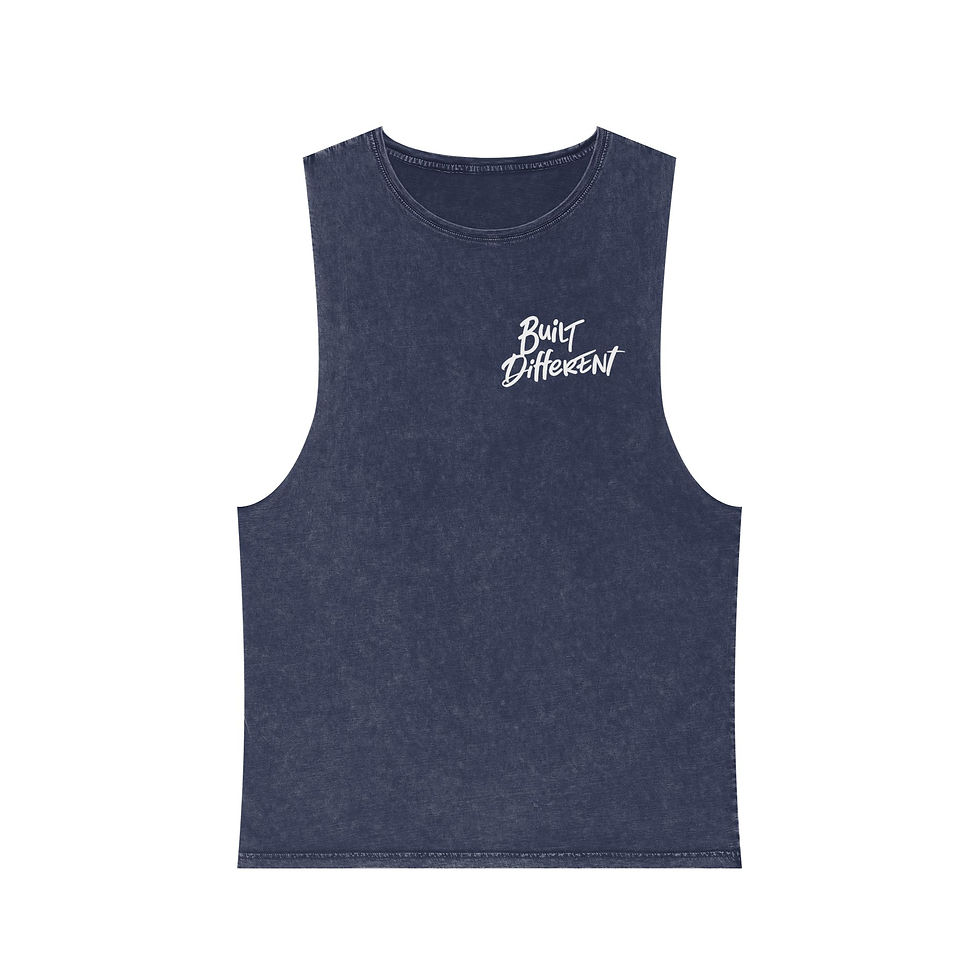 Thumbnail: Built Different Stonewash Tank Top