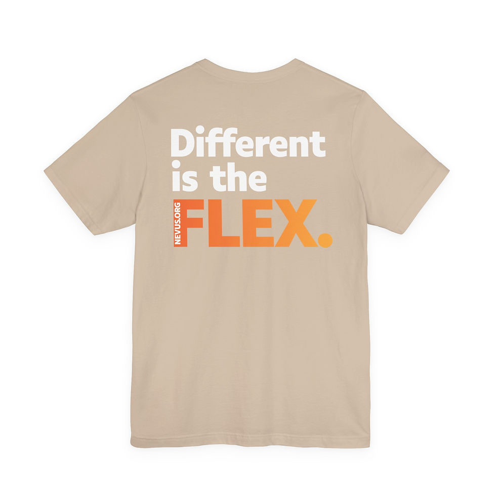 Thumbnail: Different. “Different is the FLEX.” Graphic T‑Shirt