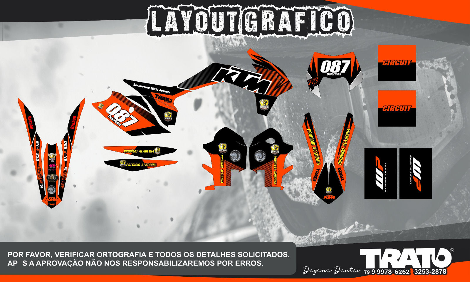 Kit Gráfico KTM - 0011
