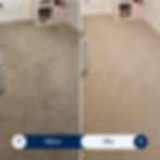 Before and after carpet cleaning Utah in a child's bedroom