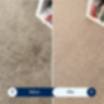 Before and after carpet cleaning Utah in a home.