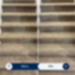 Before and after carpet cleaning Utah on stairs.