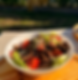 SALADA COM MIGNON E COGUMELOS