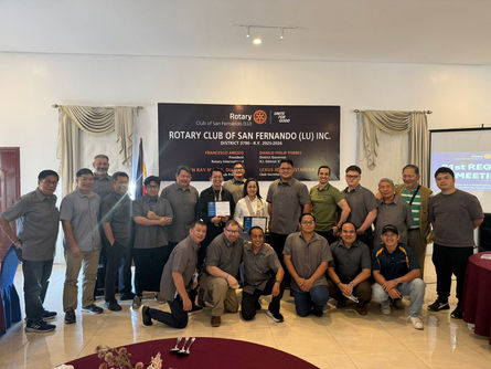 RC San Fernando La Union Holds 21st Regular Meeting Featuring Spotting Fake News with PIA