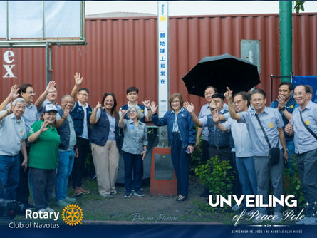 RC Navotas: Peace Pole Unveiling Success!