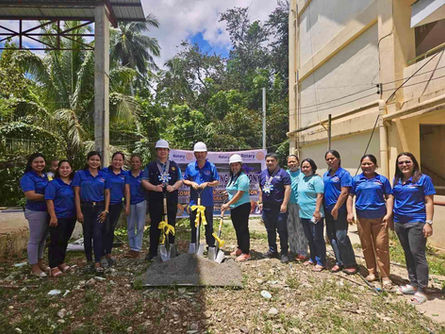 RC Cebu Port Centre leads Groundbreaking Ceremony - CES Comfort Room Construction