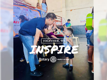 Leading with Purpose: A Powerful First Step by RC Cebu Port Centre President Walter Ong