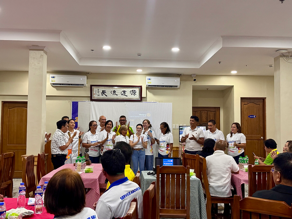 RC Metro San Fernando La Union supports the Induction and Turnover Ceremonies of District 3790 Cluster 1B clubs