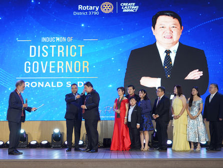 From Club Leader to District Governor: Ronald Dy Takes the Helm of Rotary District 3790