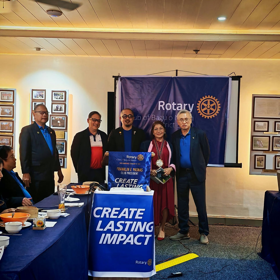 Rotary District 3790 Gov. Elect Zeny Dela Cruz urges Rotarians to create real and lasting impact in people's lives