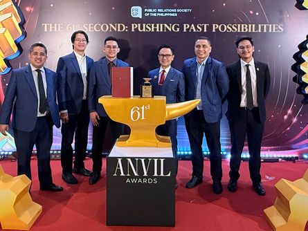 Anvil Award Completes The Rotary Club of New Manila East’s 40 Awards in its 40th Year of Service