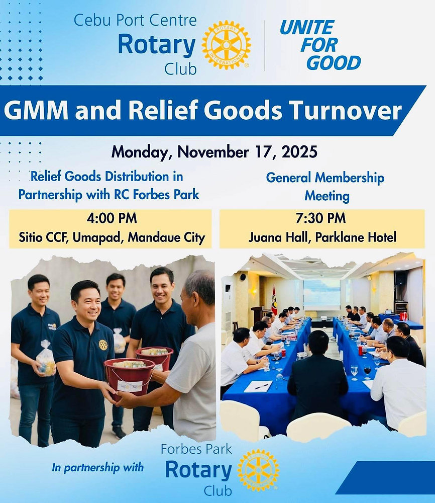 RC Cebu Port Centre Holds General Membership Meeting Graced by Guests ...
