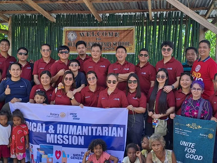 RC Gapan Brings Medical and Humanitarian Aid to Dumagat Communities in Sierra Madre