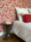 Chambre papier peint d'inspiration japonaise