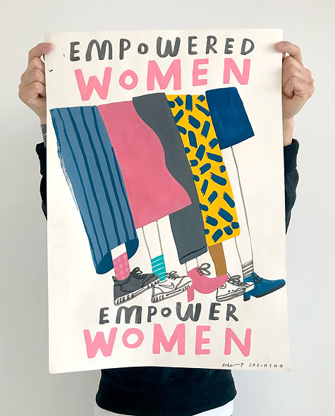 Robert Sae-Heng Empowered Women Print Ho