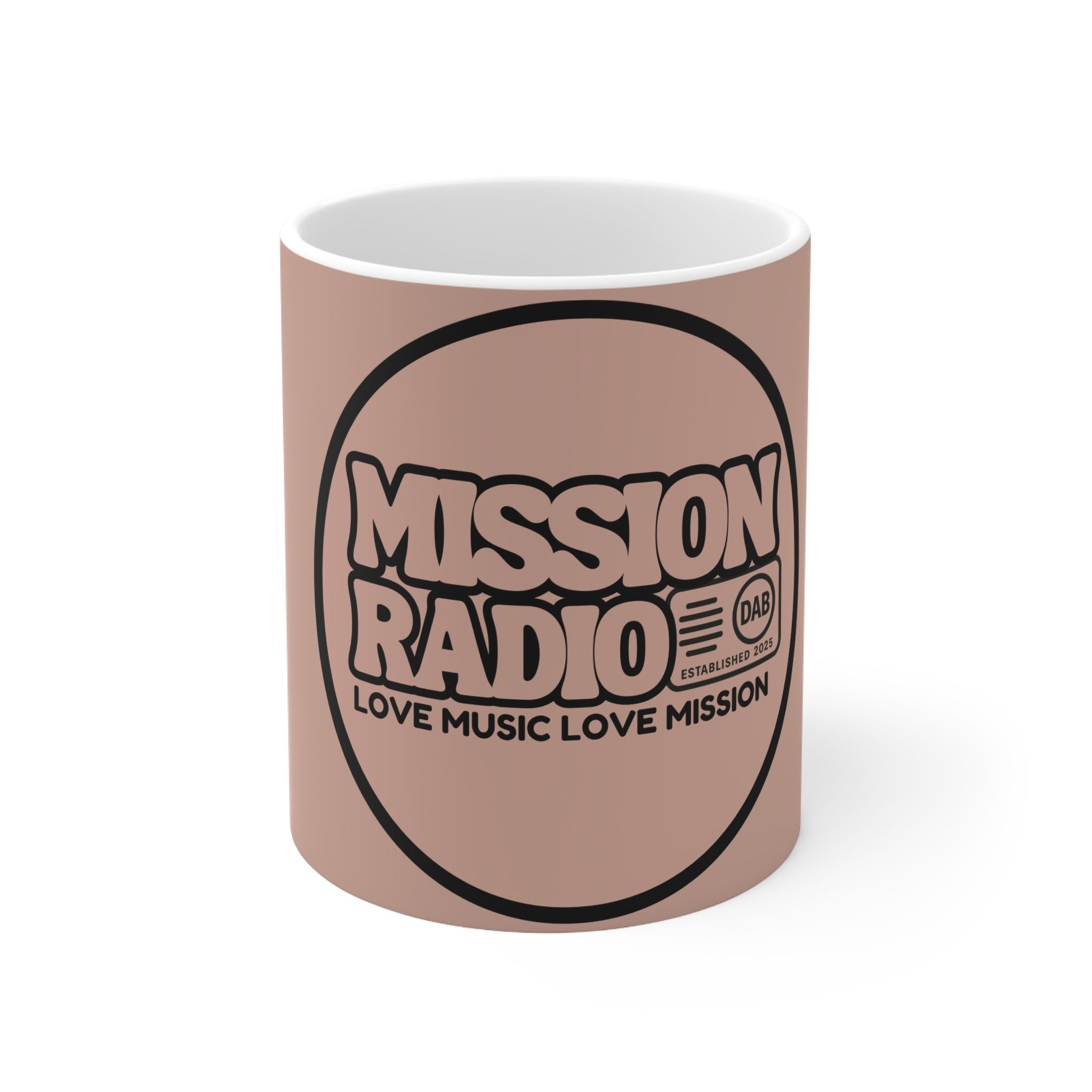 Mission Radio Logo 11oz Coffee Mug