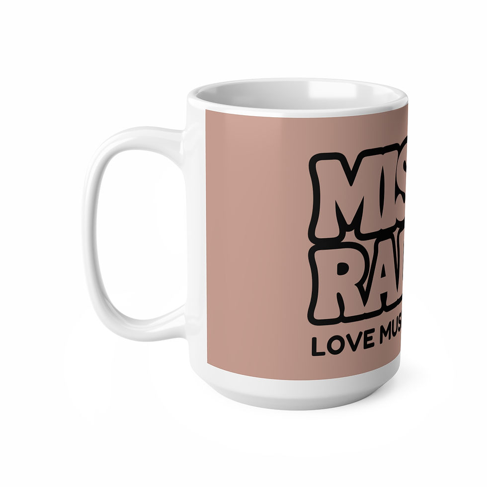 Thumbnail: Mug - Mission Radio Logo Ceramic Coffee Cup 11oz & 15oz