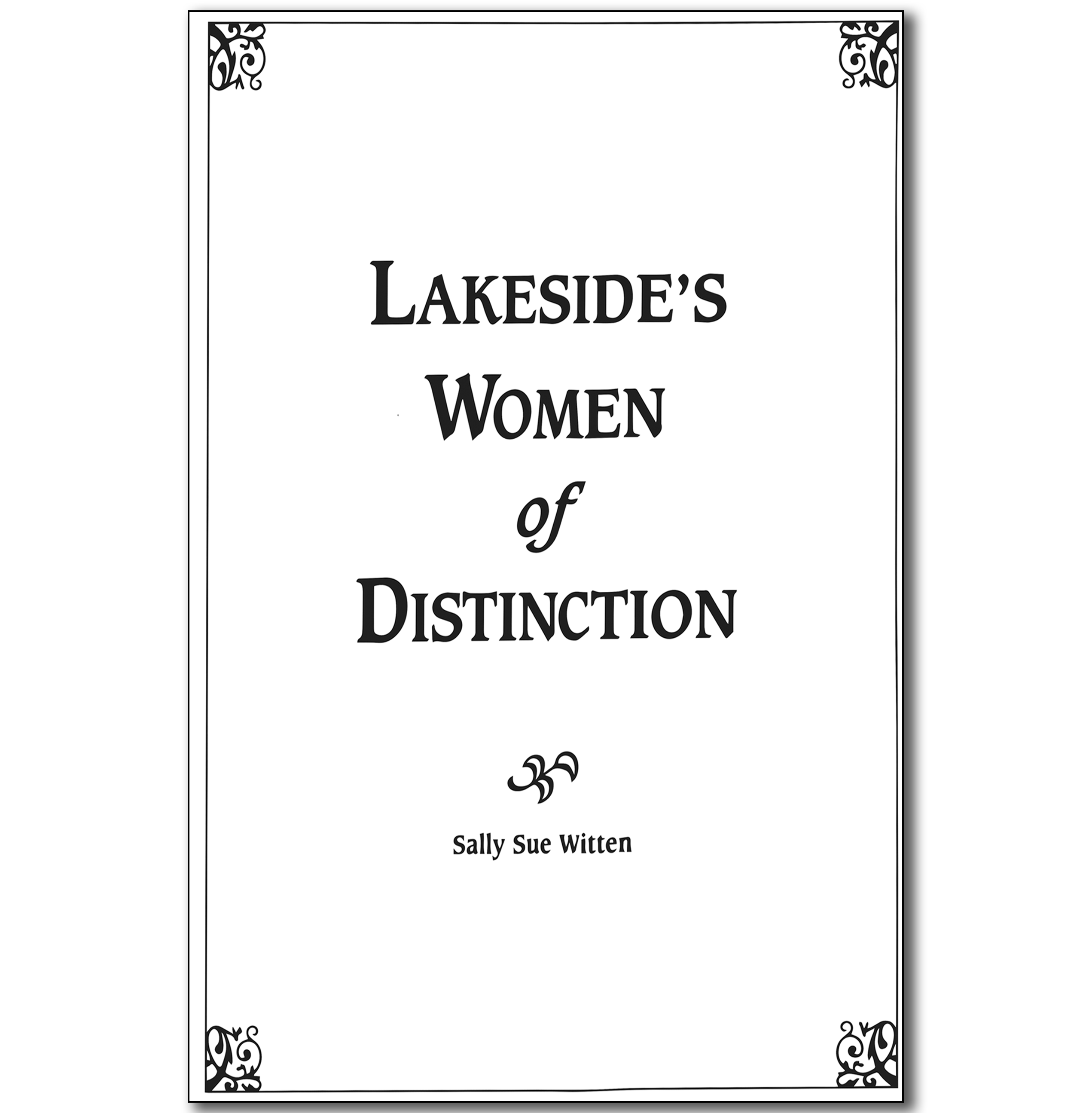 Lakeside's Women of Distinction (softbound book, republished 2021)