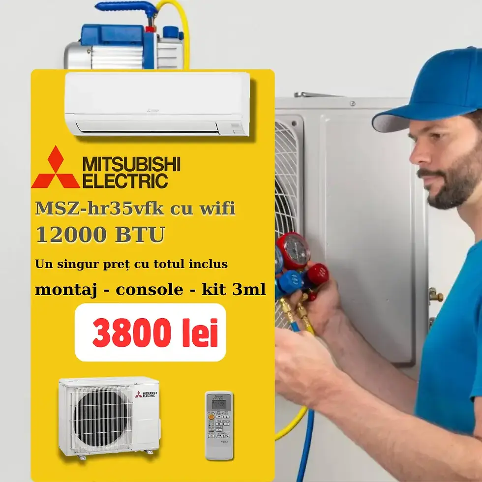 Oferta Aer conditionat Mitsubishi Electric MSZ-HR35VFK/MUZ-HR35VF 12000 BTU wifi