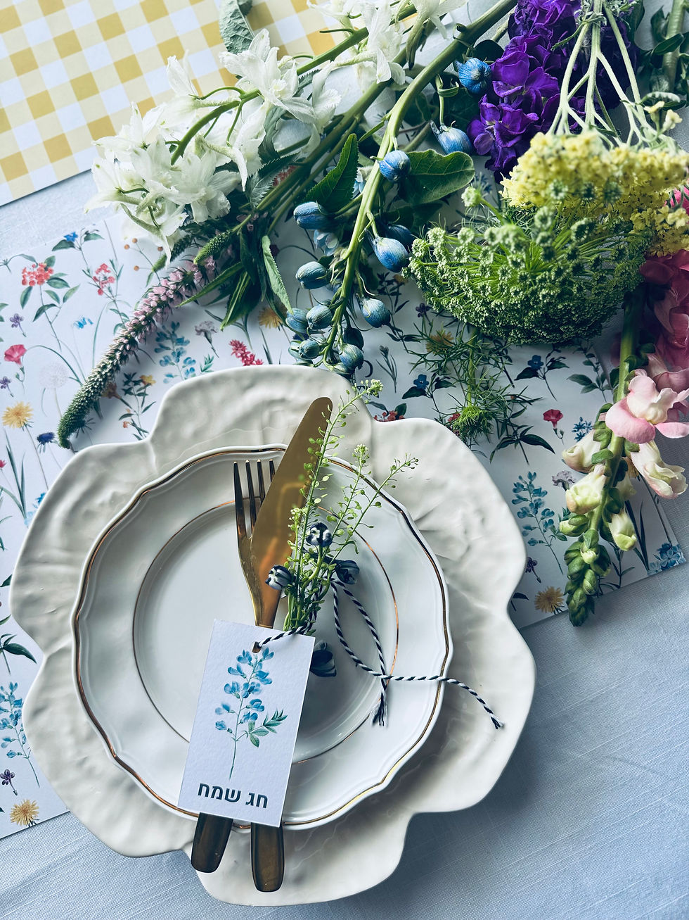 תמונה ממוזערת: סט פלייסמטים דו צדדי לימון מרנג/פבלובה A3