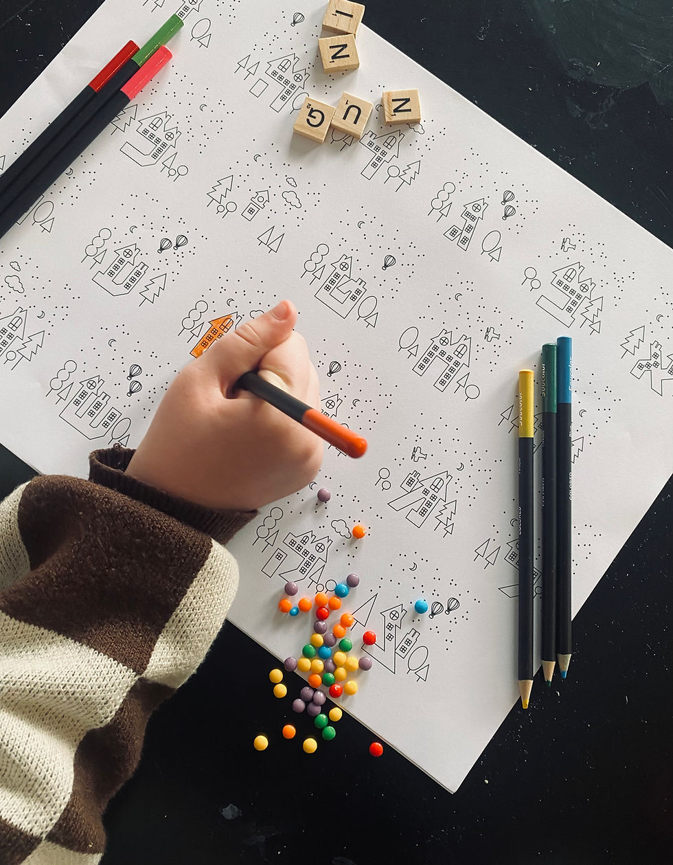 תמונה ממוזערת: ילדים A3 סט פלייסמטים