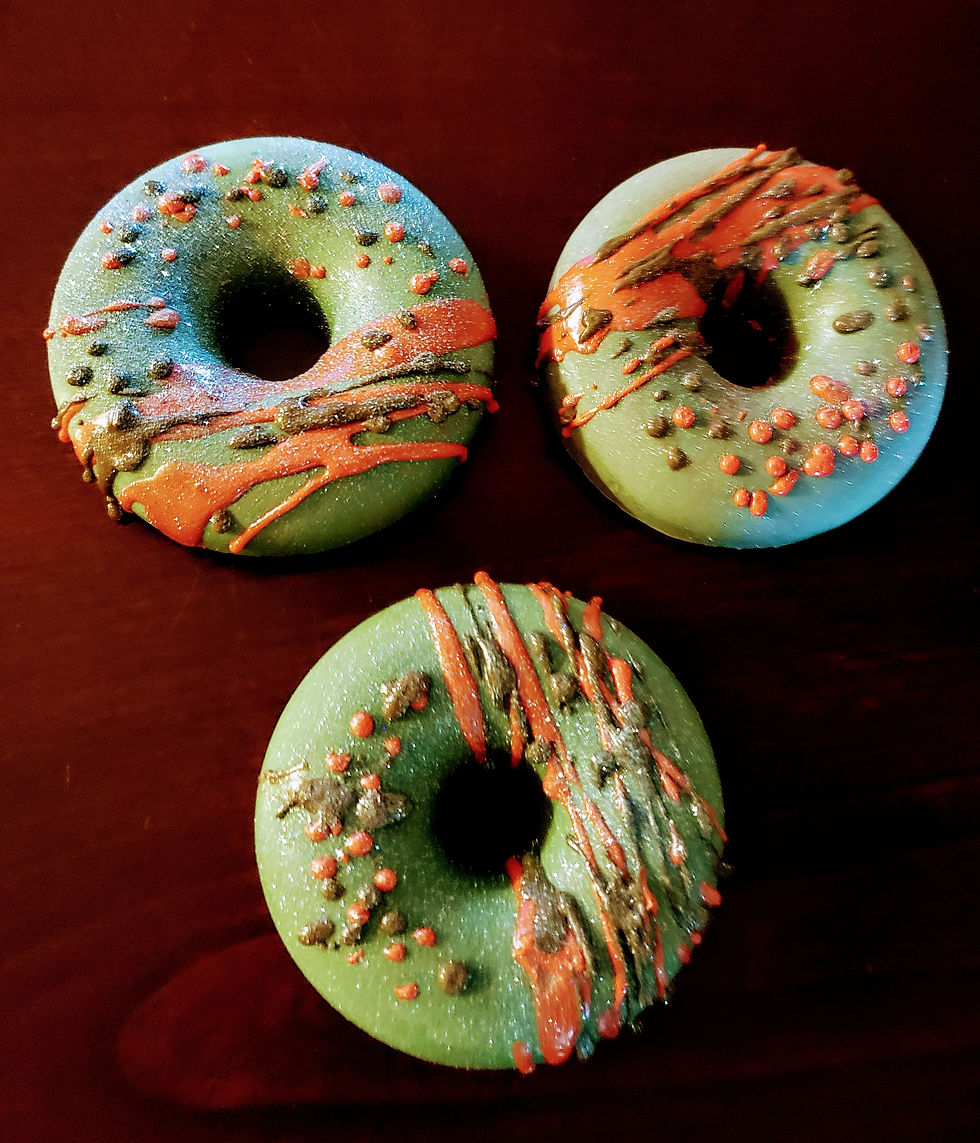 3 Lemongrass Mint Donut Soap