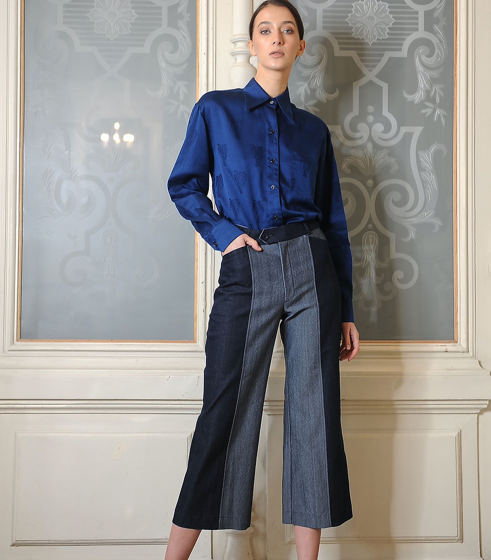 Grace denim trousers